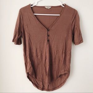 Madewell Drapey Henley Tee